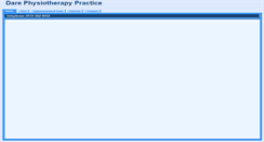 Desktop Screenshot of darephysiotherapy.com